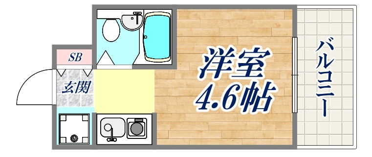 8階の間取り図