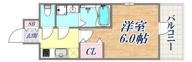 4階の間取り図