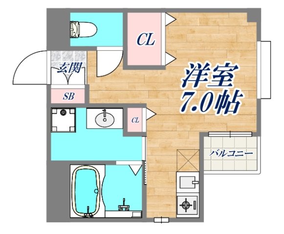 1階の間取り図