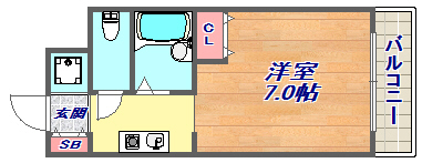 3階の間取り図