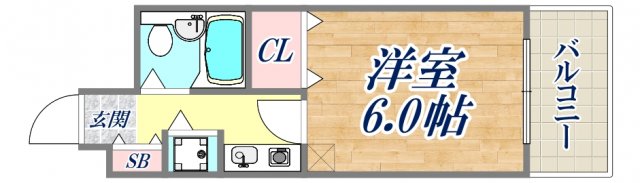 4階の間取り図
