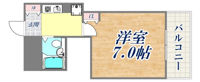 6階の間取り図