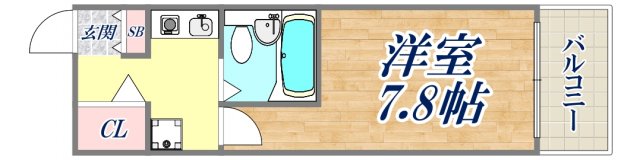 8階の間取り図