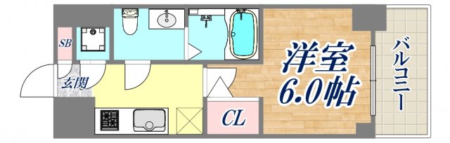 5階の間取り図