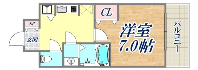 5階の間取り図