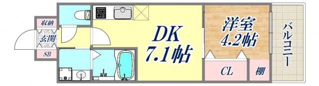10階の間取り図