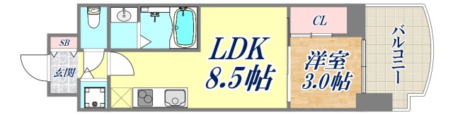10階の間取り図
