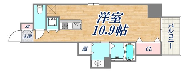 4階の間取り図