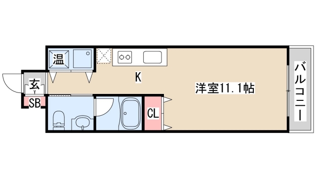 8階の間取り図