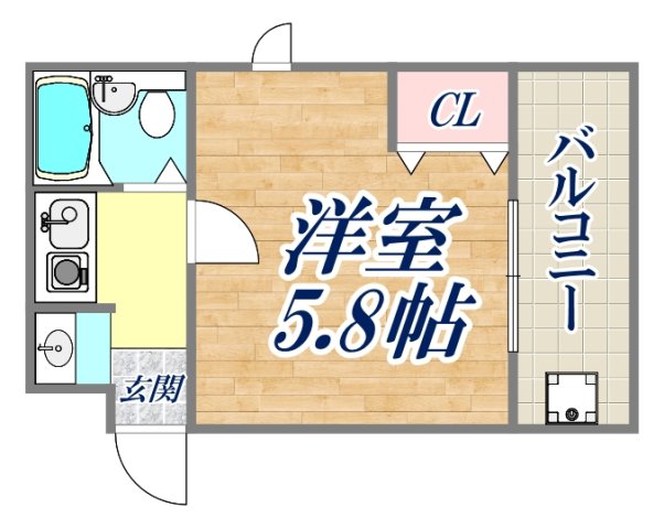 1階の間取り図