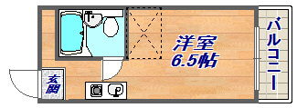 4階の間取り図