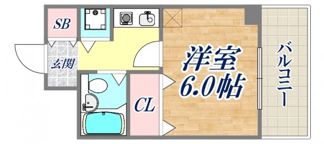 5階の間取り図
