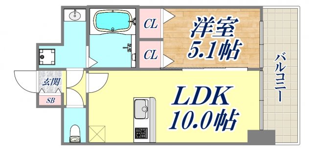 7階の間取り図