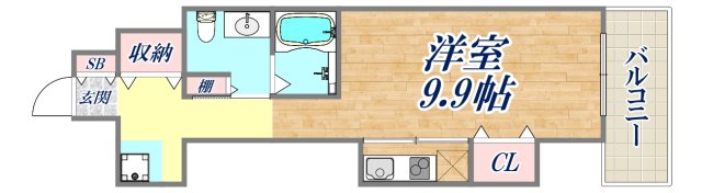 9階の間取り図