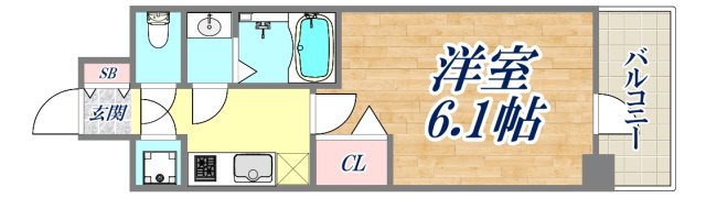 8階の間取り図