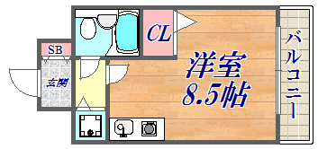 3階の間取り図
