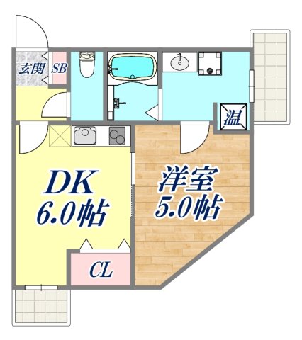 5階の間取り図