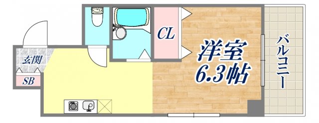 3階の間取り図