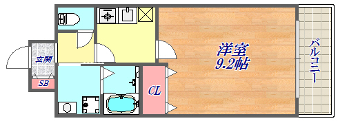 5階の間取り図