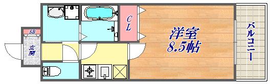5階の間取り図