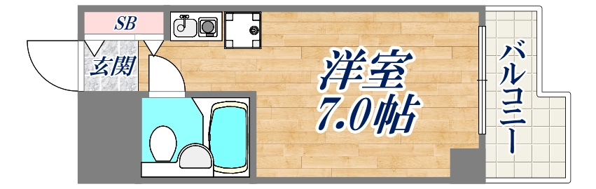 6階の間取り図