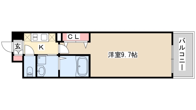 8階の間取り図