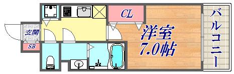9階の間取り図