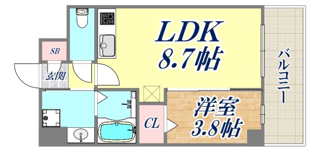 7階の間取り図