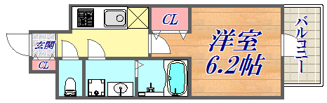 9階の間取り図