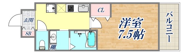 8階の間取り図