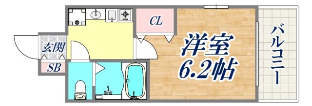 4階の間取り図