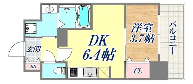 9階の間取り図