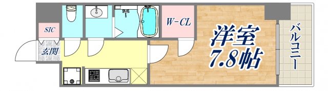 5階の間取り図