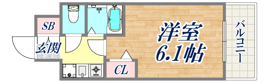 4階の間取り図