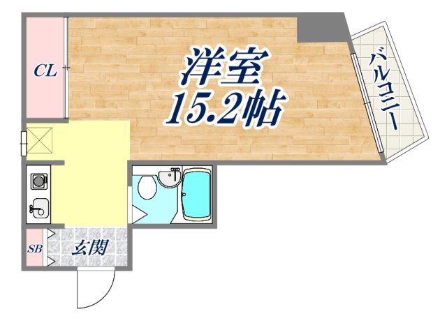 4階の間取り図
