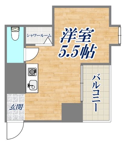 4階の間取り図