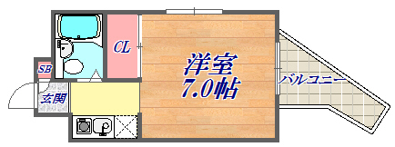 2階の間取り図