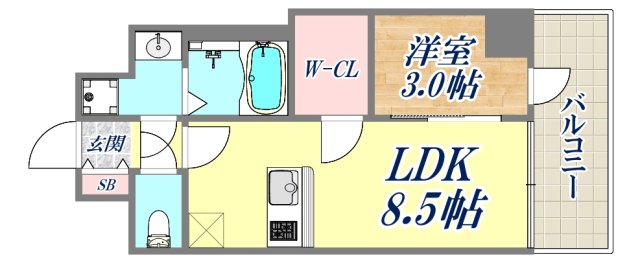 2階の間取り図