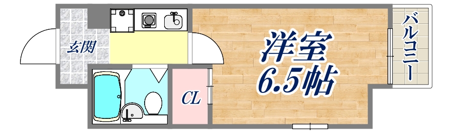 4階の間取り図