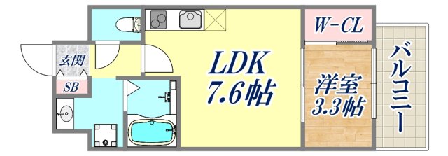9階の間取り図