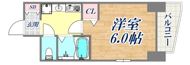 8階の間取り図