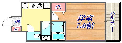 3階の間取り図