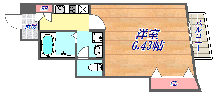 5階の間取り図