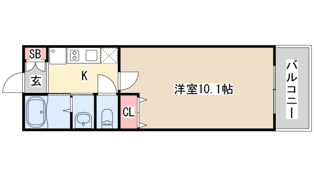 6階の間取り図