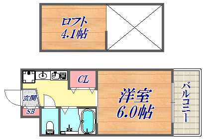 9階の間取り図
