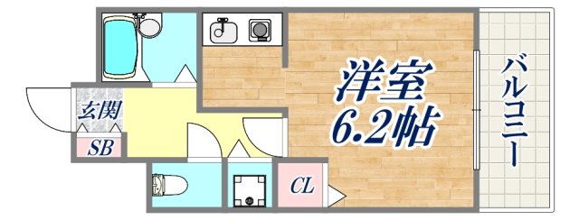 4階の間取り図