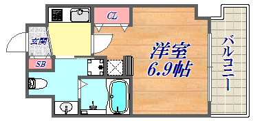 5階の間取り図