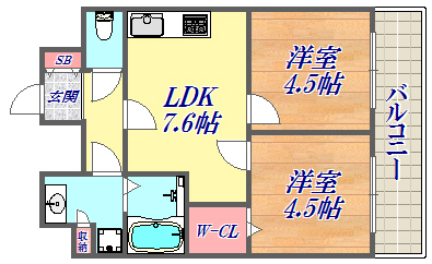 10階の間取り図