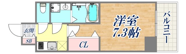 7階の間取り図