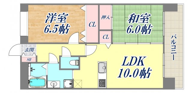 3階の間取り図